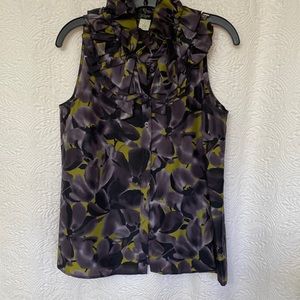 EUC J.Crew silk sleeveless blouse